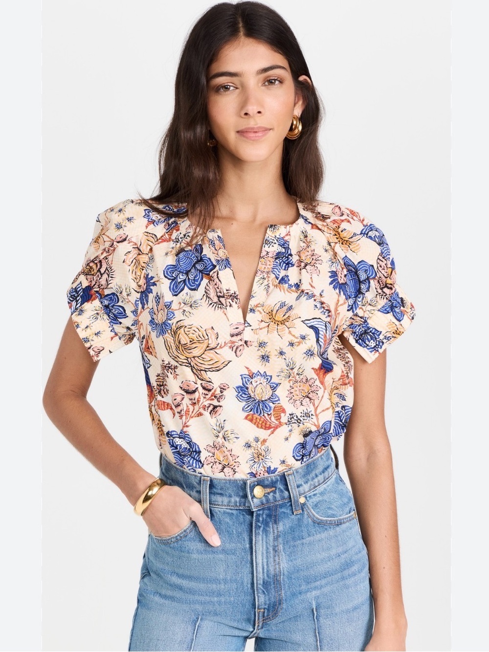 NEW Ulla Johnson Naomi Top in Magnolia 6
